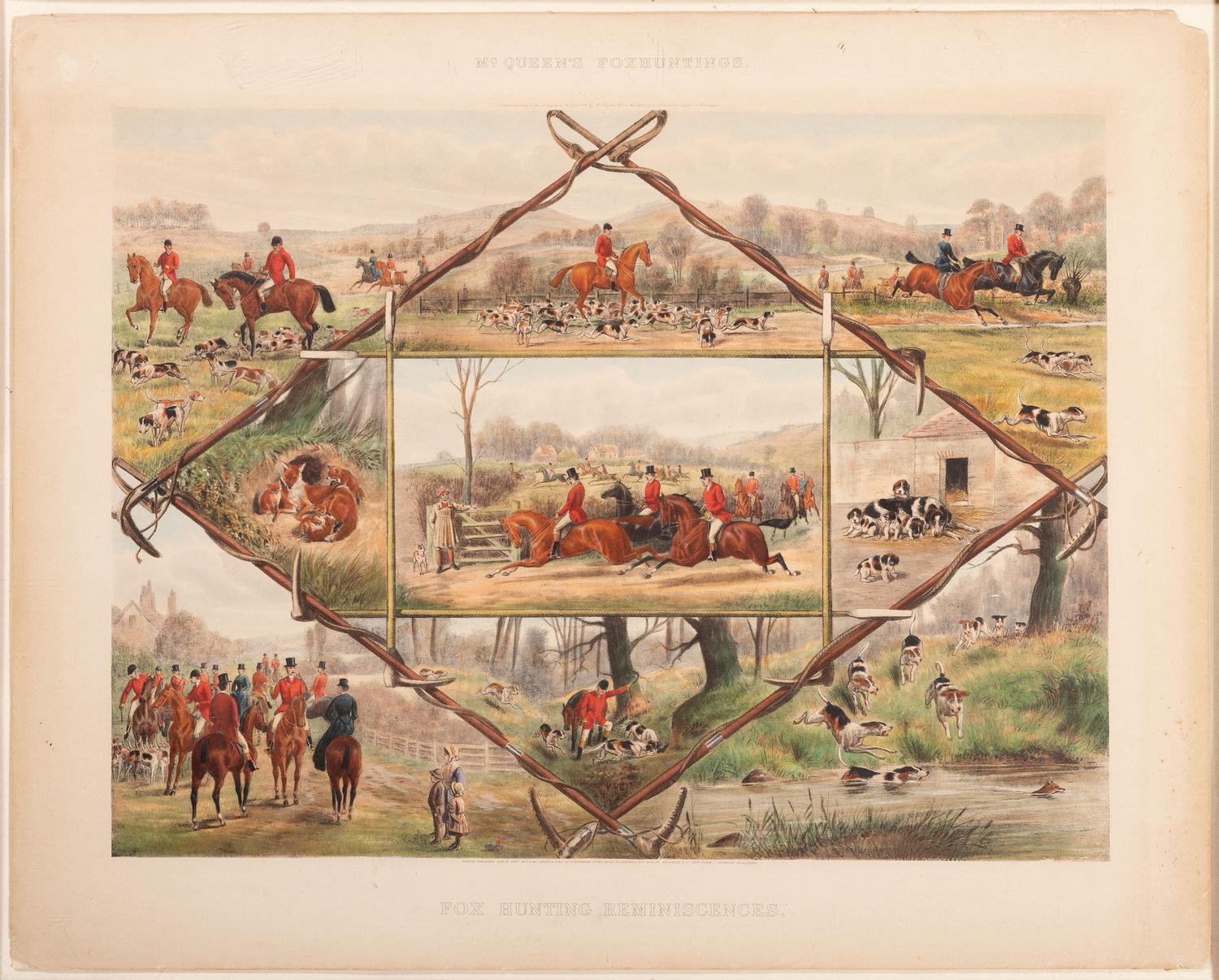 Two Fox Hunting Prints