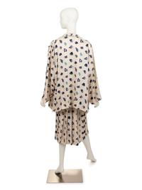Hermès Three-Piece Silk Ensemble, 1980s
