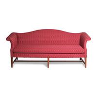 A Federal Camel-Back Birch Sofa