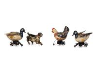 Four German Tin Windup Toys