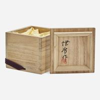A finely-executed Japanese silver incense box and cover, Kogo
