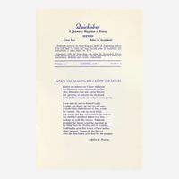 [Counter-Culture] [Bukowski, Charles] Quicksilver: A Quarterly Magazine of Poetry
