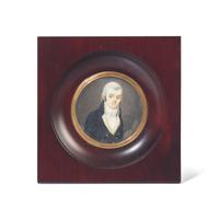 English School 18th /19th Century, A Portrait Miniature of a Gentleman