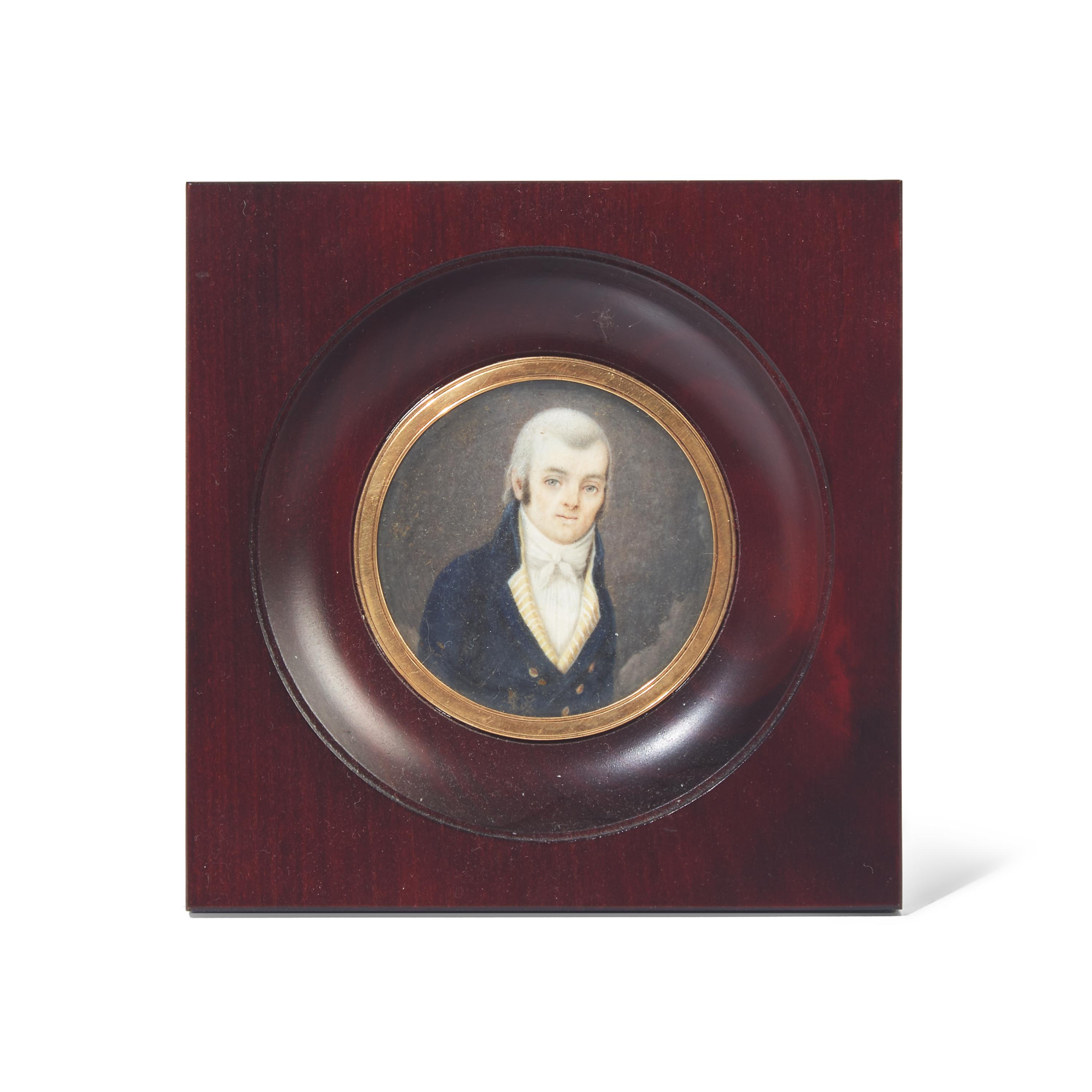 English School 18th /19th Century, A Portrait Miniature of a Gentleman