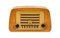 A Model 588A Radio, Charles and Ray Eames for Evans Products/Emerson Radio Width 11 inches.