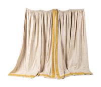 A Set of Three Drapery Panels