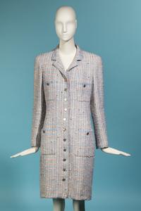 Chanel Pastel Tweed Coat