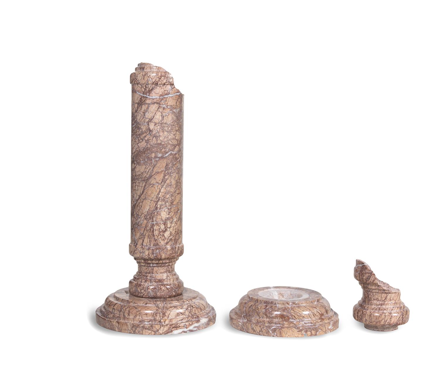 A Continental Marble Pedestal
