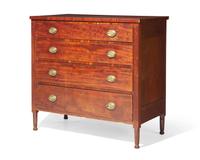 A late Federal mahogany chest of drawers, Philadelphia, PA, circa 1815