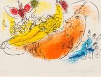 Marc Chagall, (Russian/French, 1887-1985), L'Accordeoniste, 1957