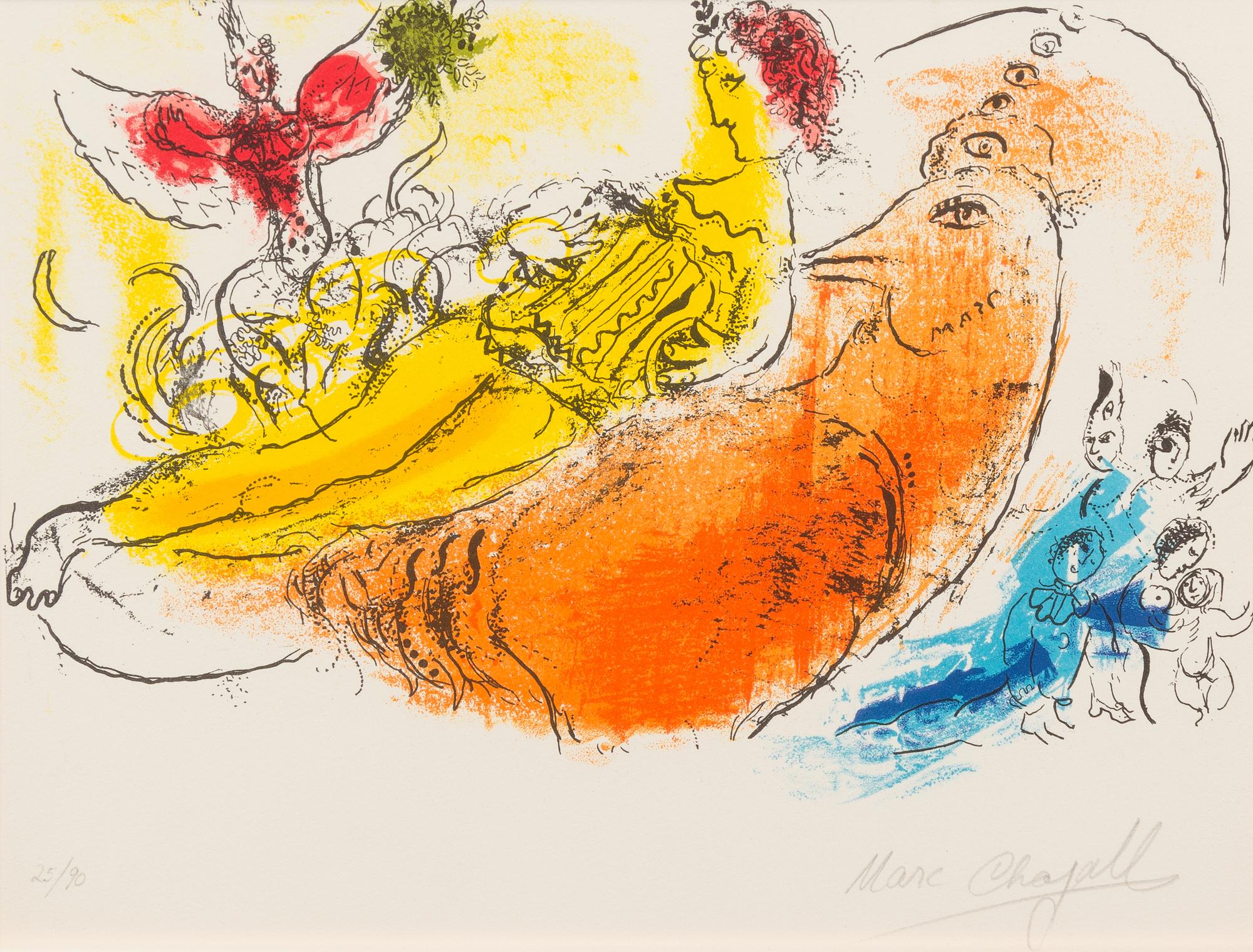 Marc Chagall, (Russian/French, 1887-1985), L'Accordeoniste, 1957