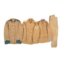 Spanish American War Era Model 1898 US Army Lieutenant's Tunic and Enlisted Tunics
