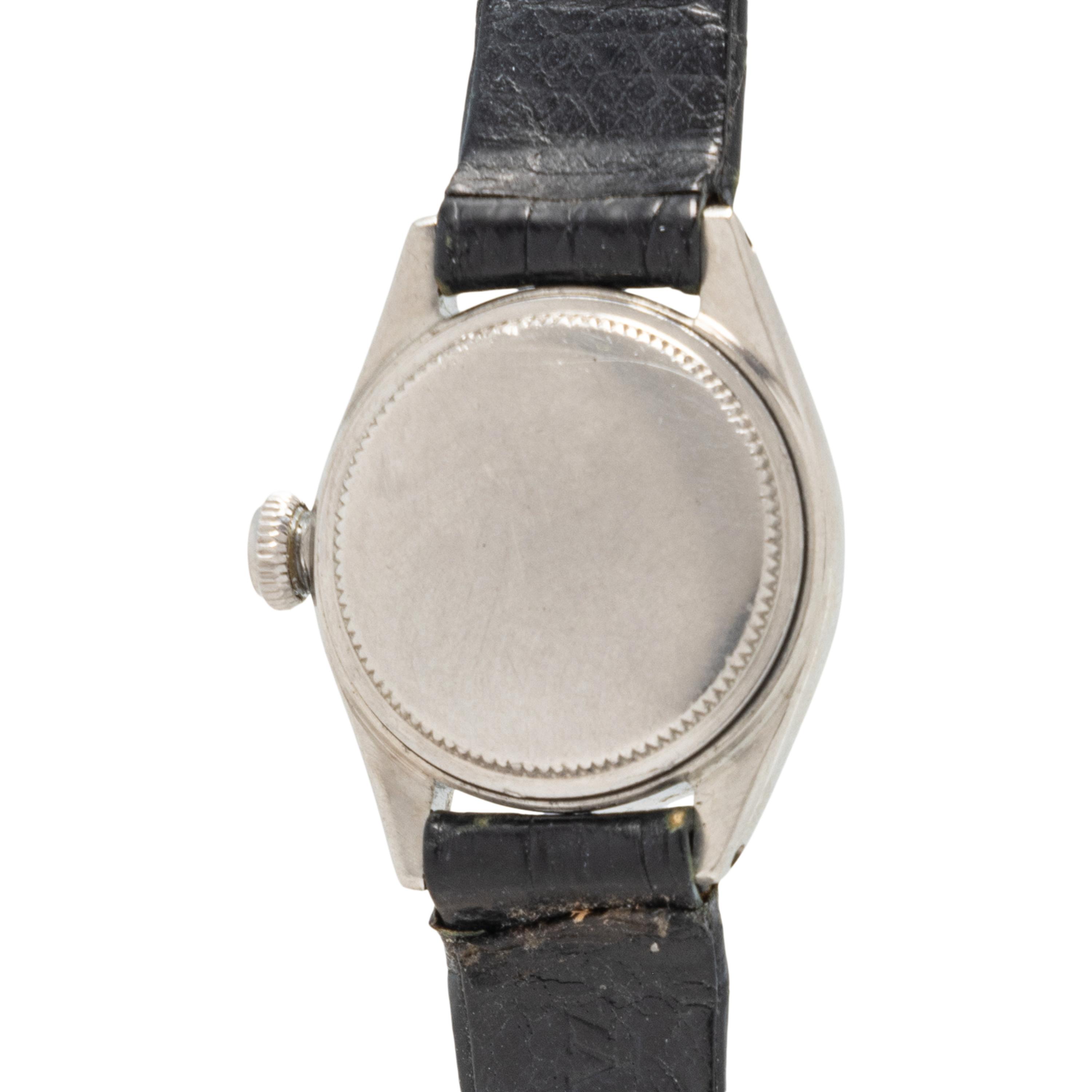 ROLEX, REF. 5004 STAINLESS STEEL 'OYSTER PRECISION' WATCH