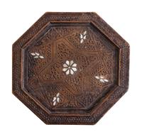 A Syrian Mother-of-Pearl Inlaid Side Table