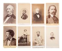 [EARLY PHOTOGRAPHY]. 71 CDVs of prominent authors, scholars, businessmen, & artists.