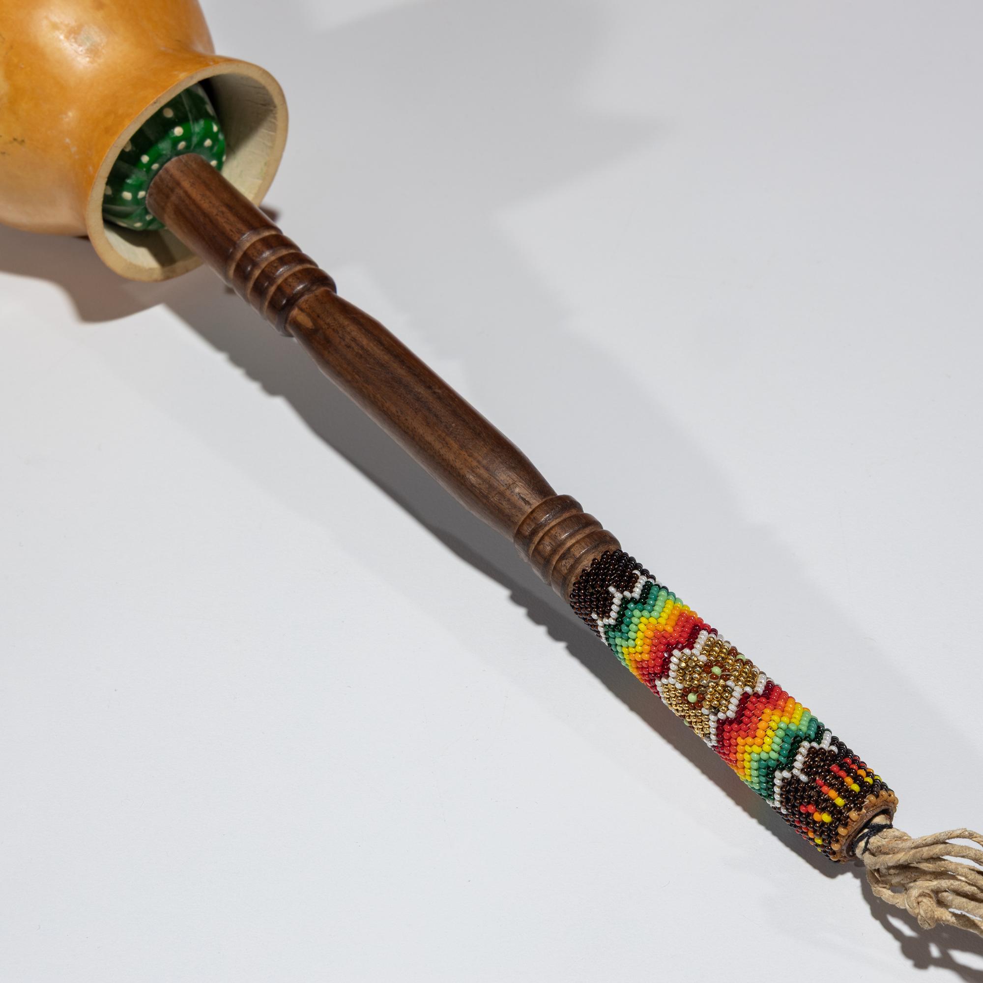 Painted Peyote Box, with Rattle