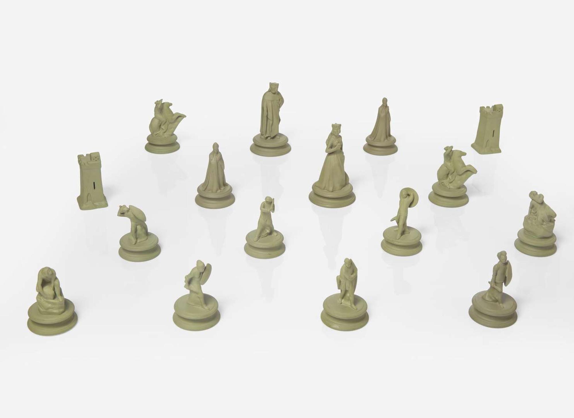 A Wedgwood Jasperware Chess Set, UK, 2006