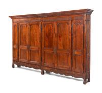 A French Provincial Walnut Bibliothèque
