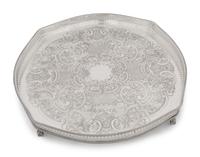 A Group of Silver-Plate Trays