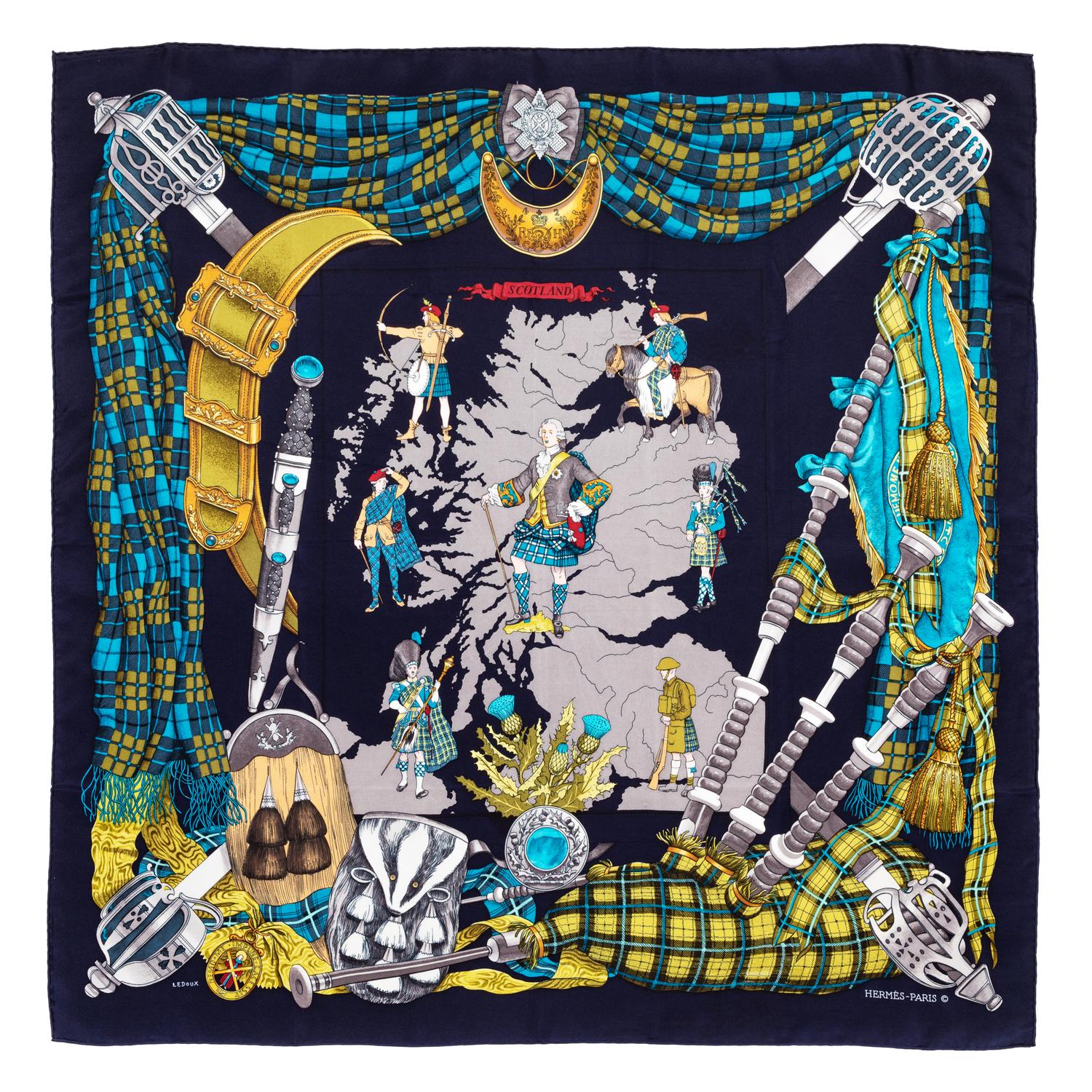 Hermès 90cm Silk Scarf