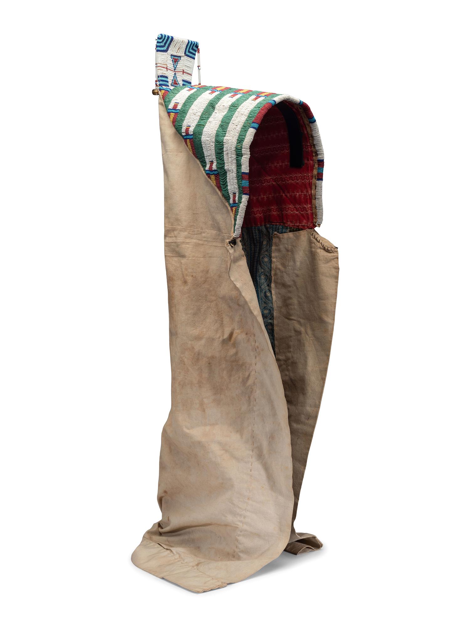 Cheyenne Beaded Hide Cradle