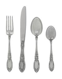 An American Silver Flatware Service