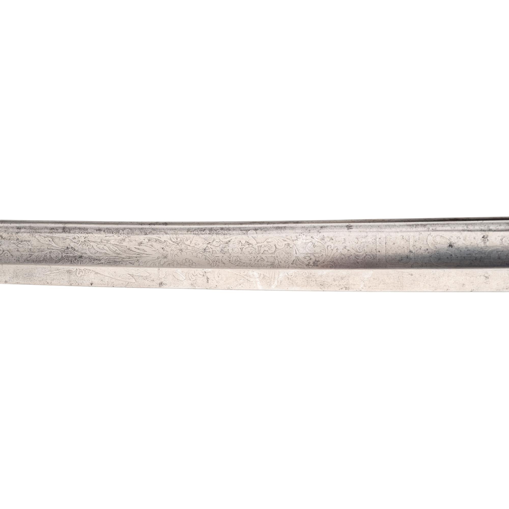 Ames Model 1850 Staff & Field Officers Sword Presented to Major W.G. Bartholomew 27th Mass Infantry - Twice POW & WIA with Two CDV's