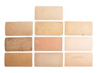 [EARLY PHOTOGRAPHY]. A collection of 19th-early 20th century stereoviews and CDVs, incl. images of Washington, DC, the Smithsonian Institution, politicians and public events.