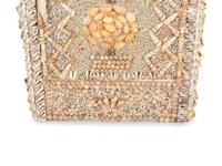 A Shell Encrusted Metal Side Cabinet