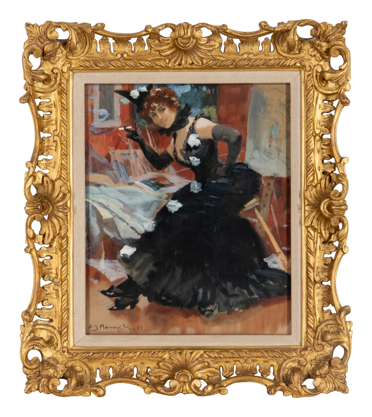 Lady in Black, 1901