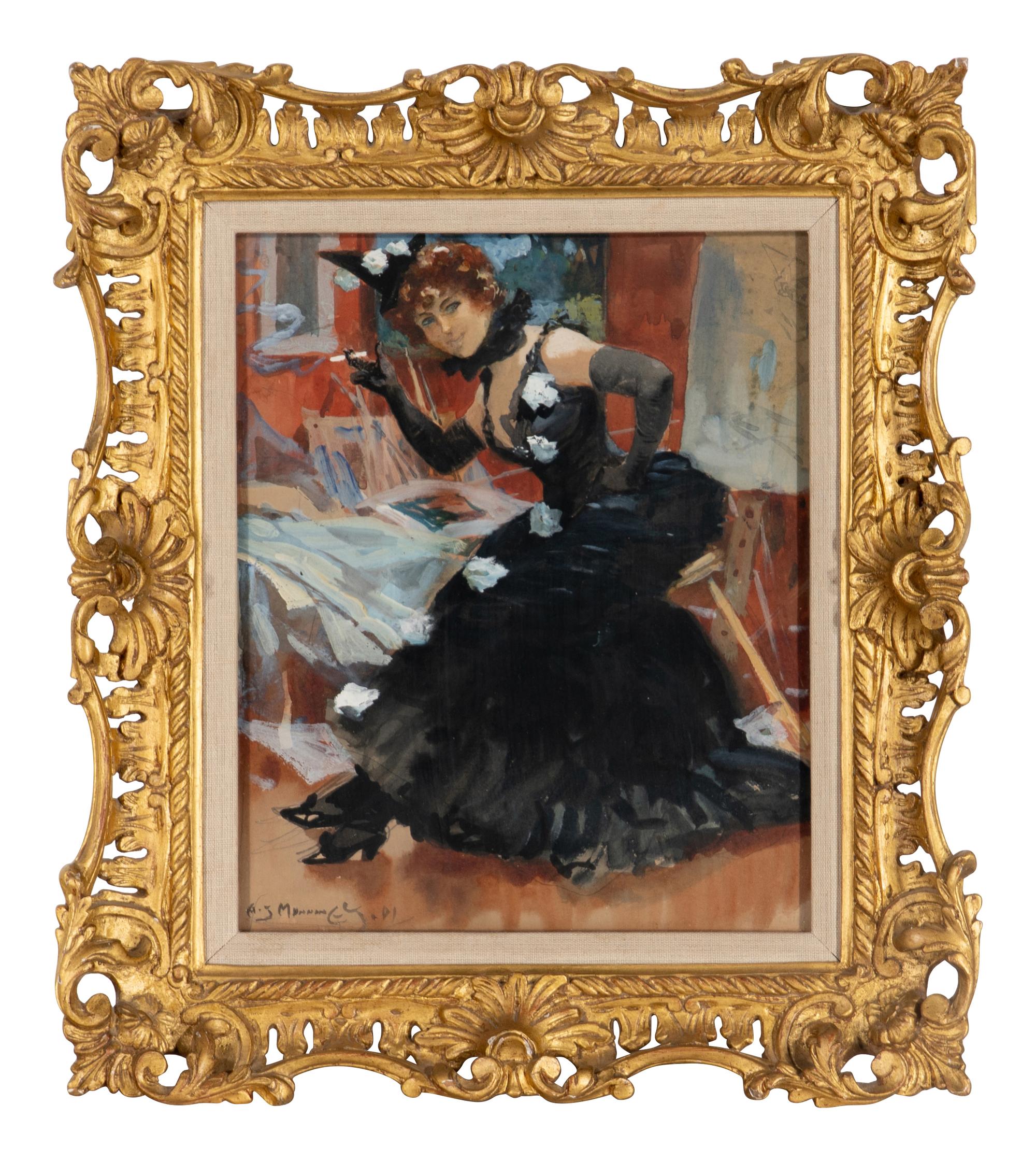 Lady in Black, 1901