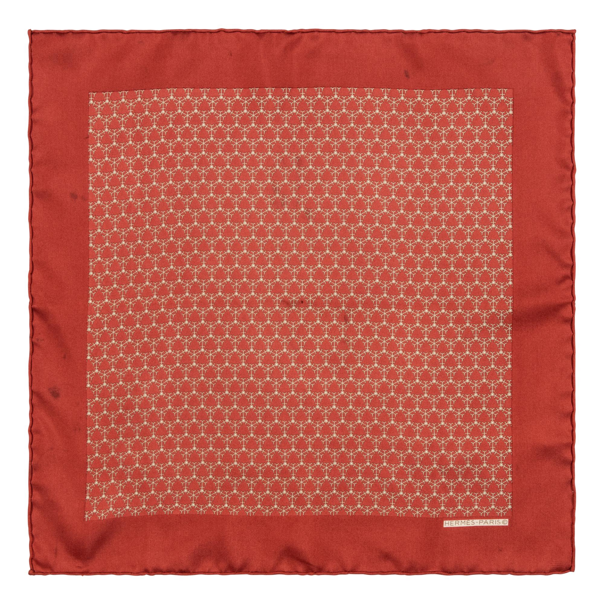 Six Pocket Squares by Hermès, Charvet, and Gianni Versace