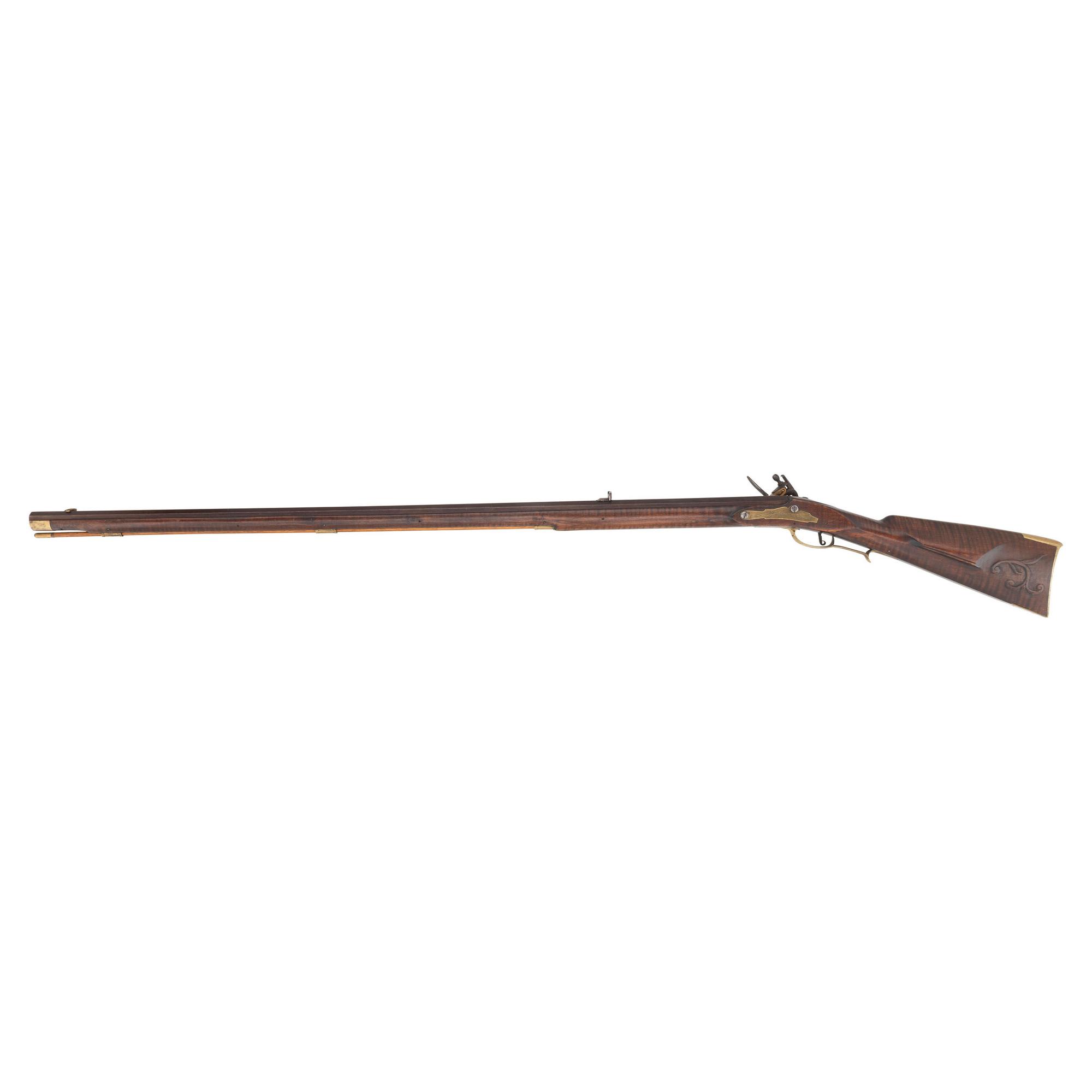 Contemporary Flintlock Long Rifle by John Braxton