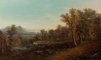 Landscape with Distant Mountains