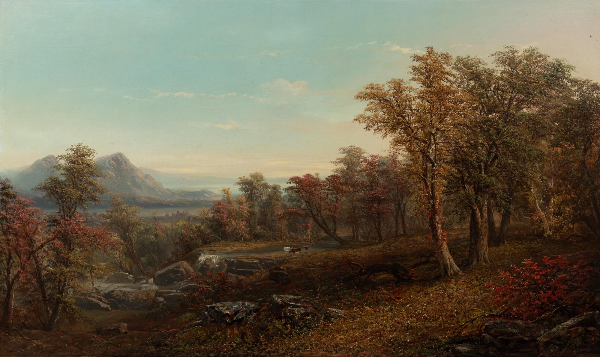 Landscape with Distant Mountains