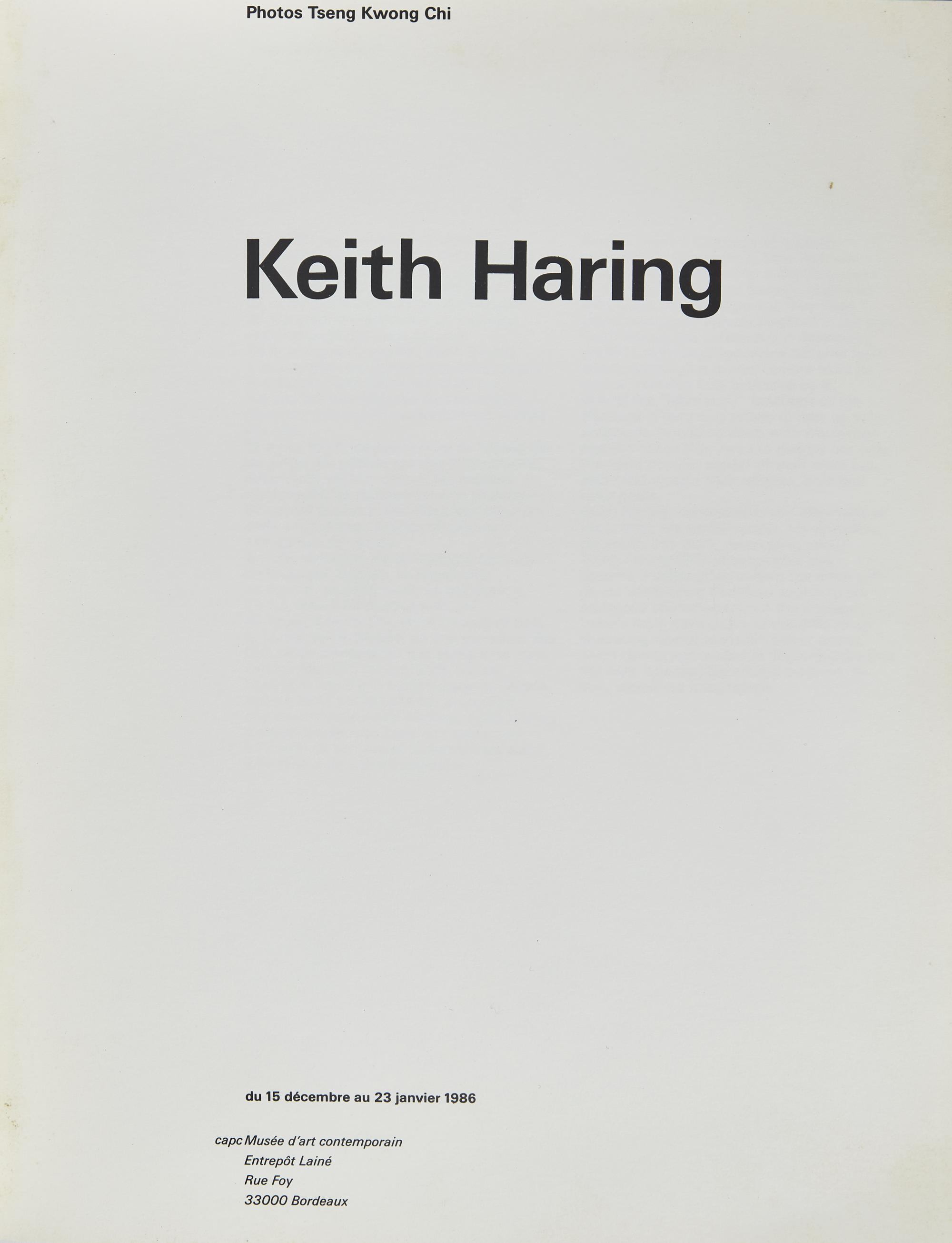 Haring, Keith, and Tseng Kwong Chi. Keith Haring