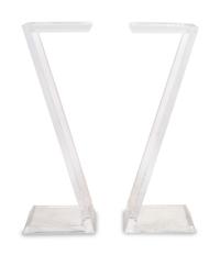 A Pair of "Z" Pedestal Tables