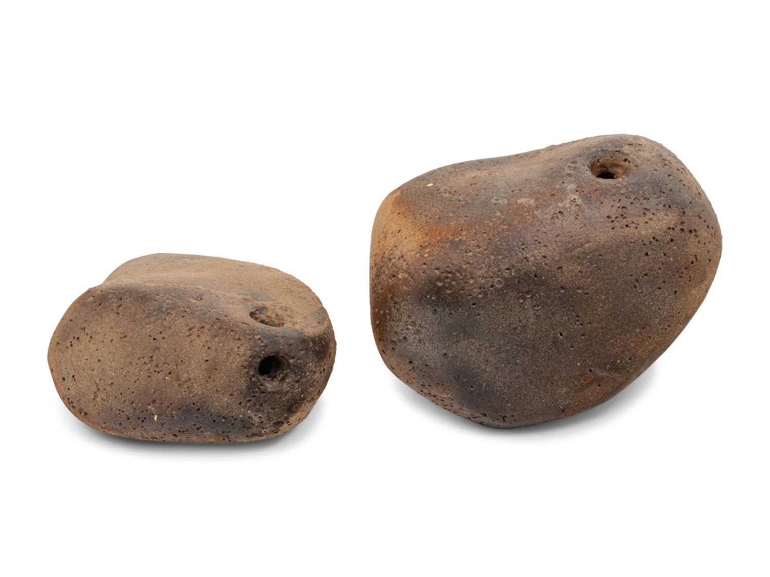Two Sculptural Vessels, c. 1965