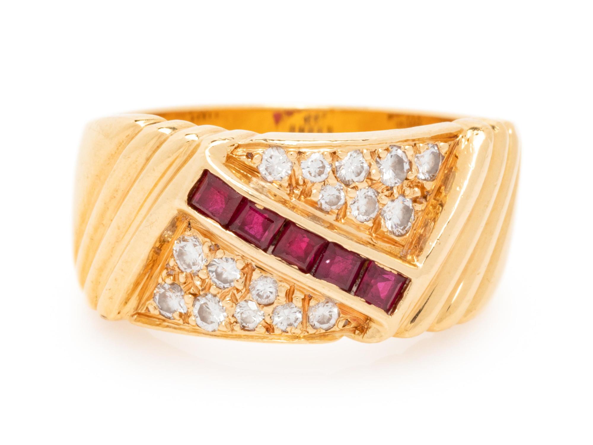 Tiffany & Co., Ruby and Diamond Ring