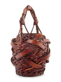 A Japanese Bamboo Ikebana Basket