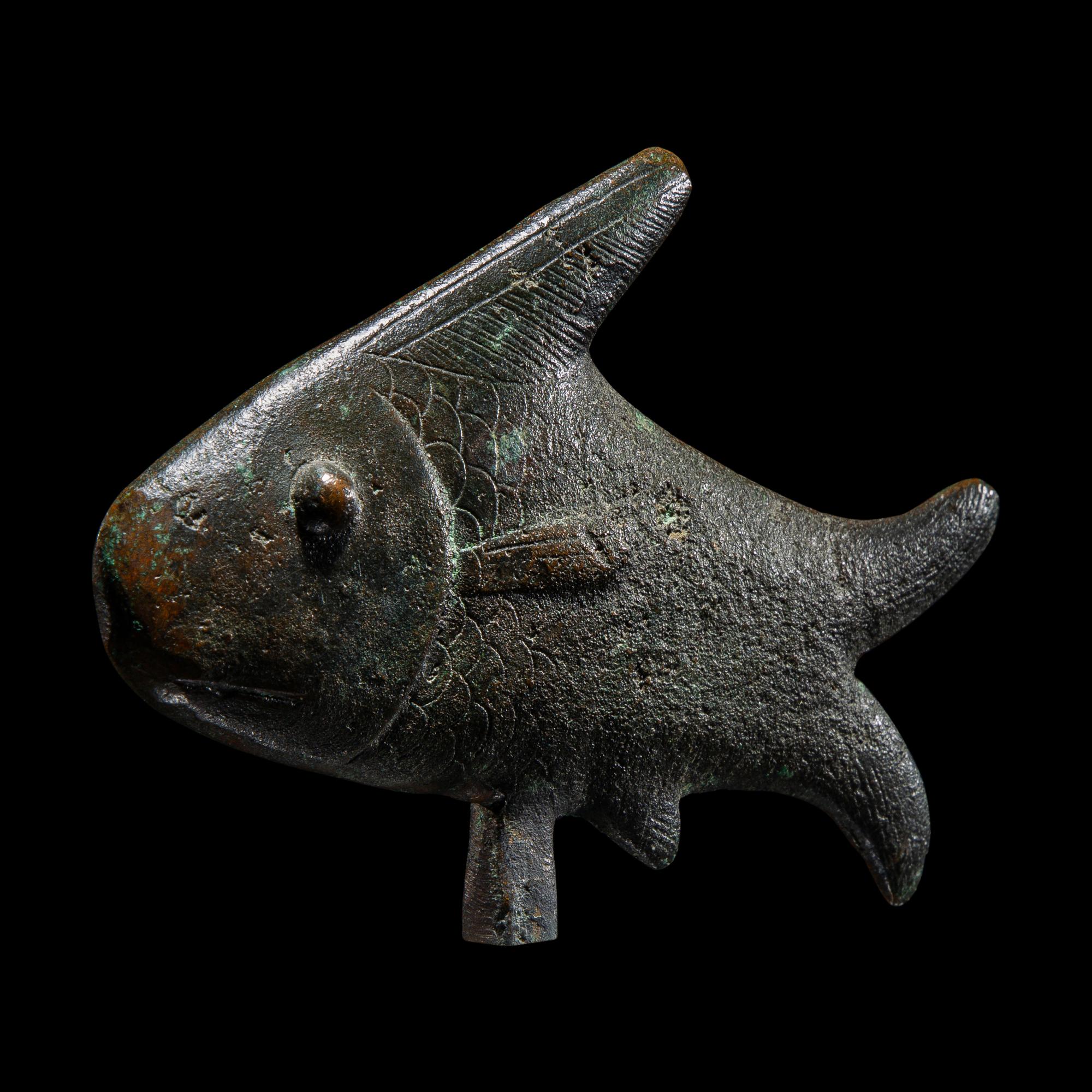 An Egyptian Bronze Oxyrhynchus Fish