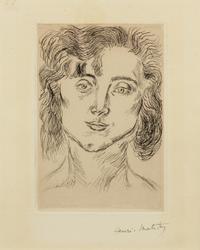 Henri Matisse, (French, 1869-1954), Mlle. M. M. (Mademoiselle Marguerite Matisse), 1920