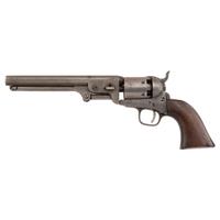 Colt Model 1851 "Navy-Navy" Revolver Inscribed to Confederate Col. William W. Loring