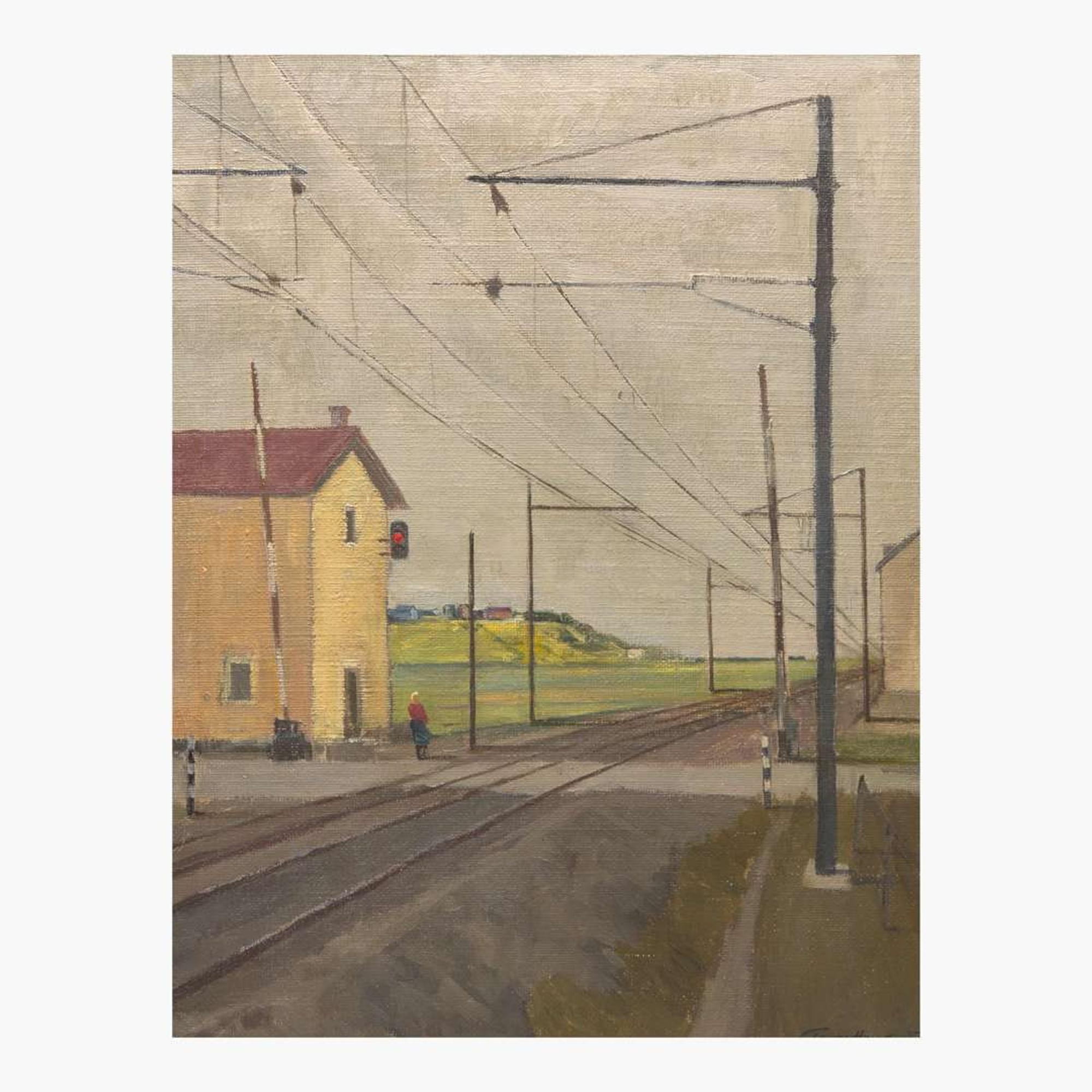 Georgiy Grigorievich Nissky (Russian, 1903–1957) Crossing Station