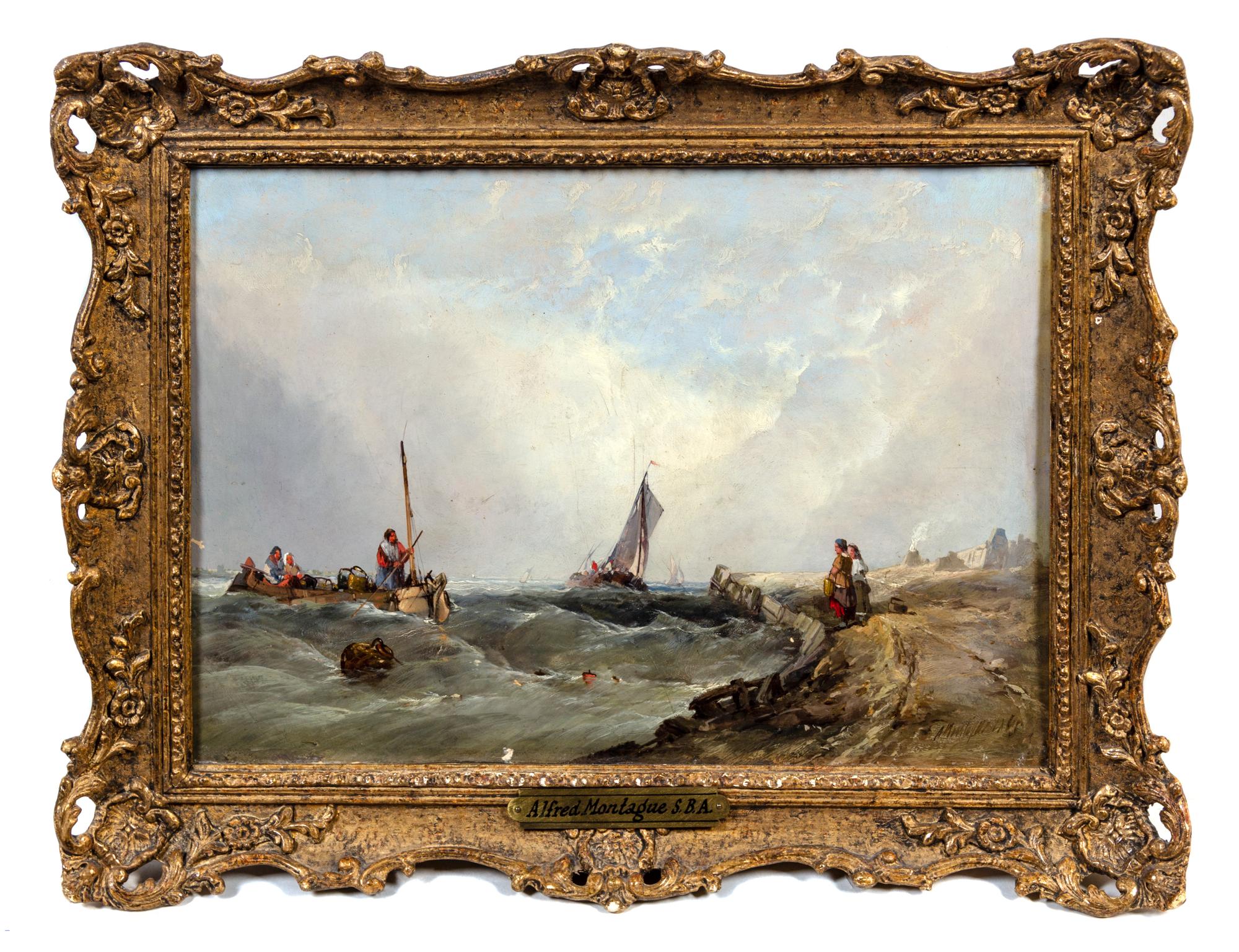 Alfred Montague, (British, 1832-1833), Approaching the Coast