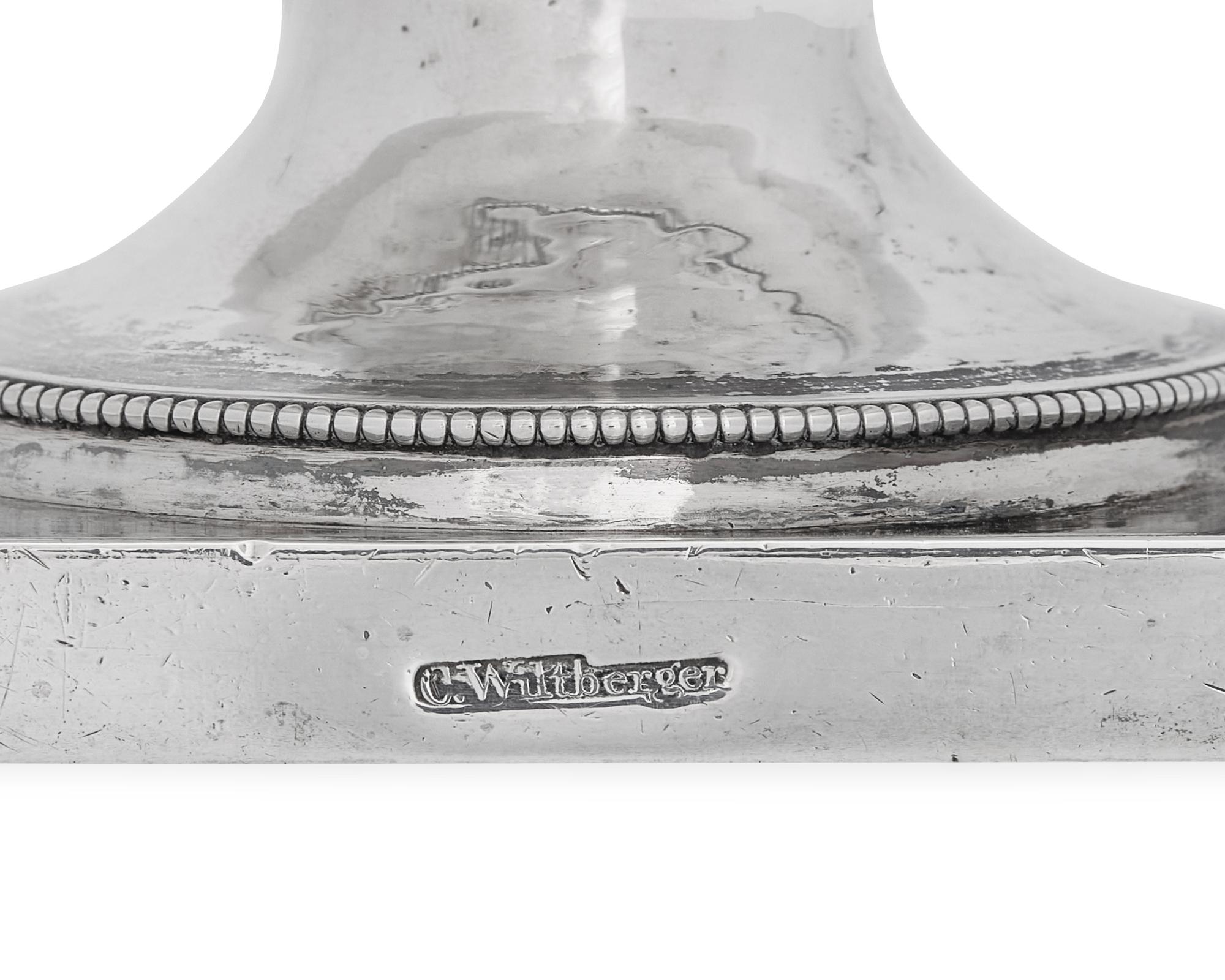 A Federal Silver Waste Bowl