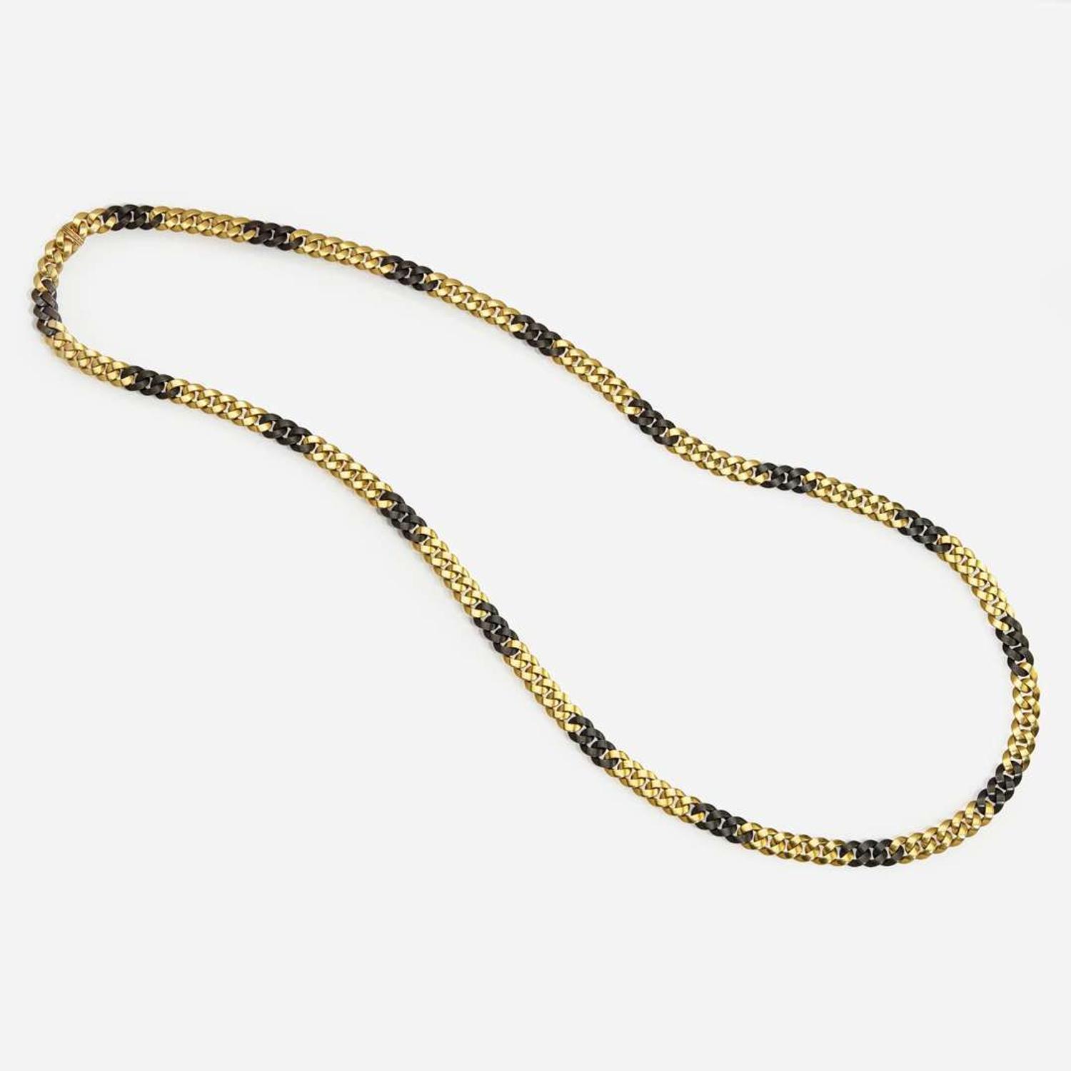 An 18K Gold Bvlgari Chain