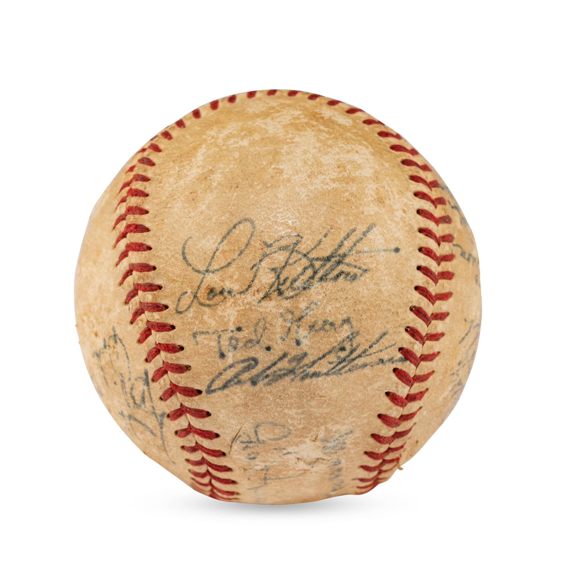 A 1947 Detroit Tigers Team Signed Autograph Baseball