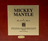 A Mickey Mantle Career Tribute Danbury Mint Figure Display,