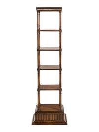 An American Six-Tier Etagere